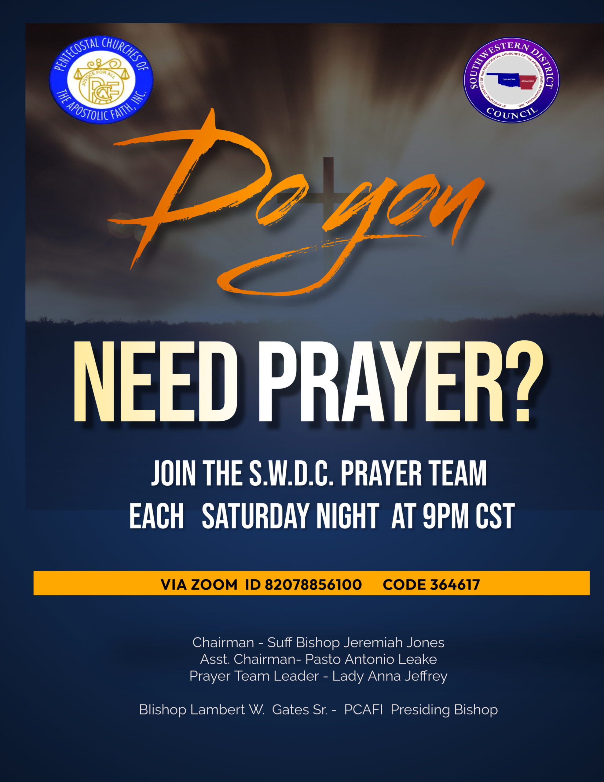 SWDC Prayer Flyer
